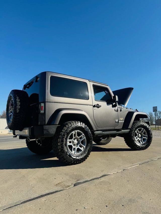 Jeep Wrangler parked outside Elite Diesel & Auto Works